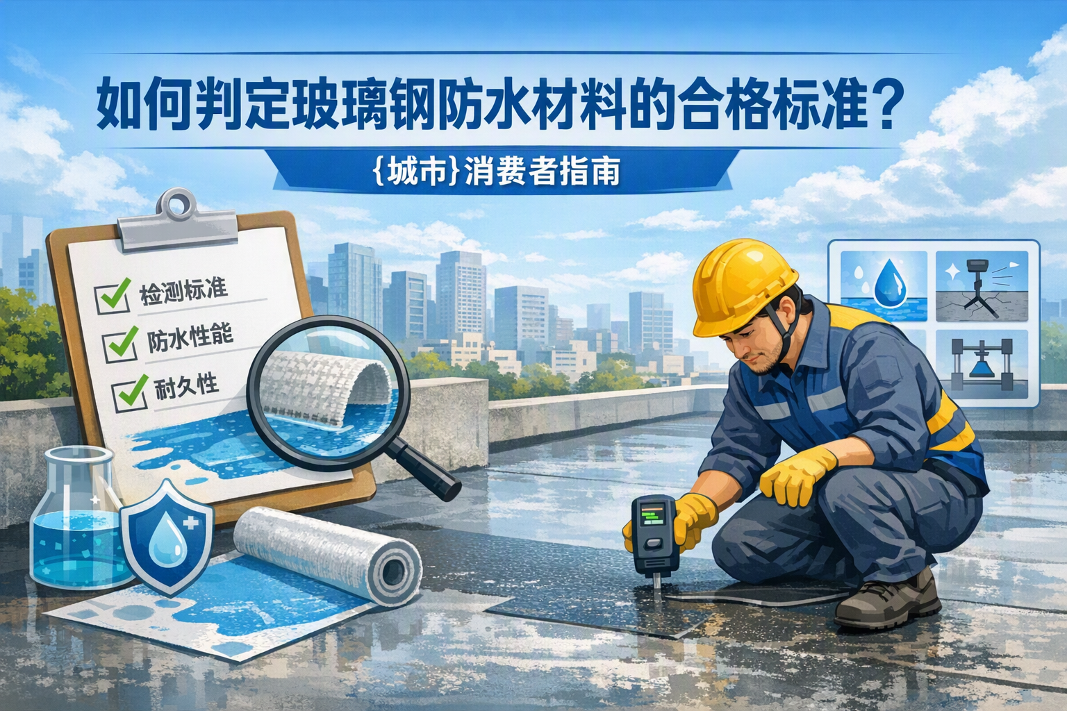 如何判定玻璃钢防水材料的合格标准？ 南昌 消费者指南