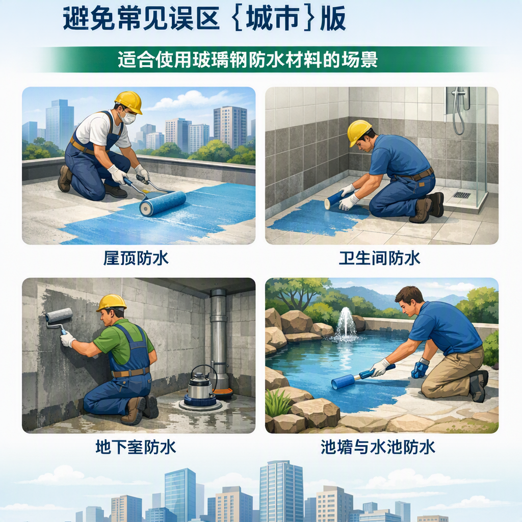 玻璃钢防水材料施工注意事项，避免常见误区 南昌 版
