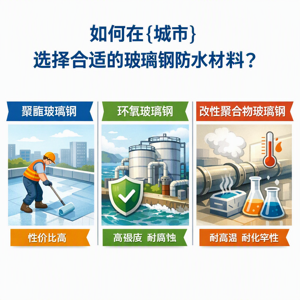 如何在南昌选择合适的玻璃钢防水材料？