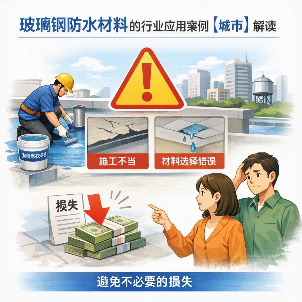 玻璃钢防水材料的行业应用案例，南昌解读