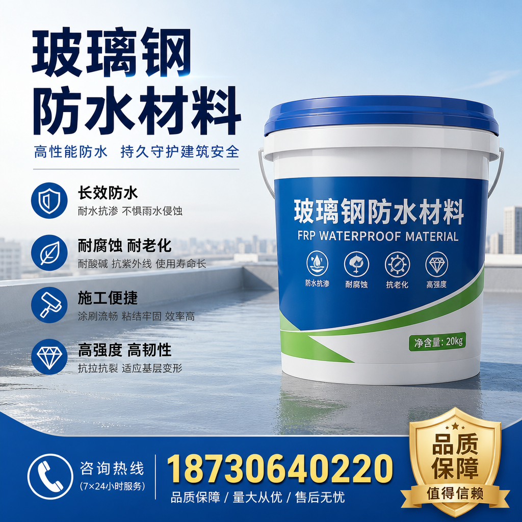 专家解析：玻璃钢防水材料的市场前景分析在 南昌